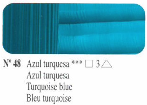 Oleo Azul turquesa nº48 serie 3 200ml