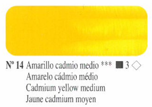Oleo Amarillo cadmio medio nº14 serie 3 200ml
