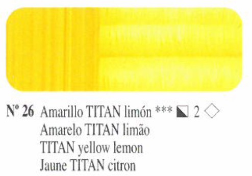 Oleo Amarillo Titan limón nº26 serie 2 200ml
