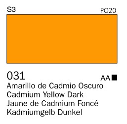 Acrílico Goauche  Amarillo Oscuro 031