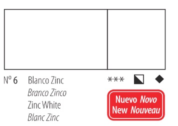 Acrílico Titan Study Blanco Zinc nº6