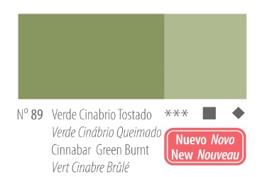 Acrílico Titan Goya Verde cinabrio tostado nº89